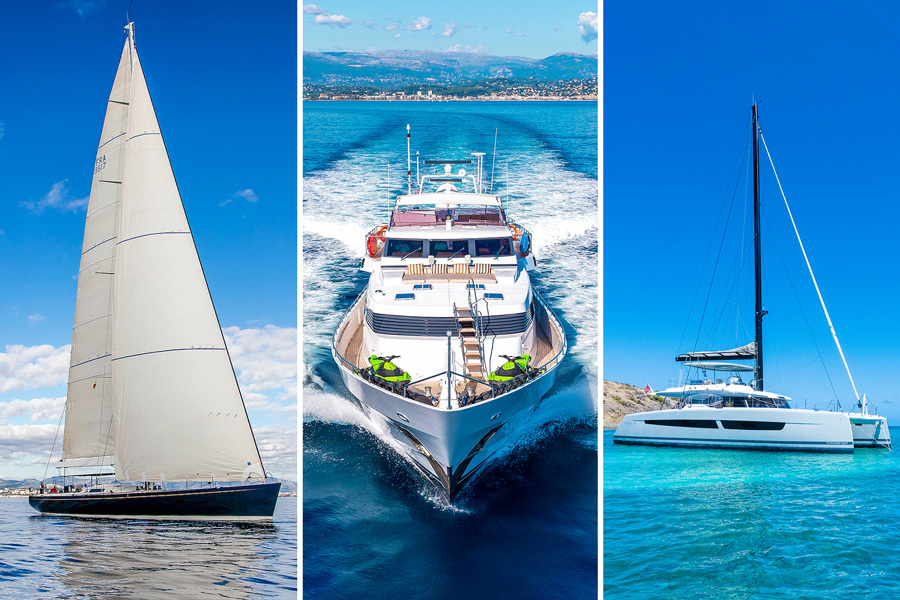 Les différents types de yachts