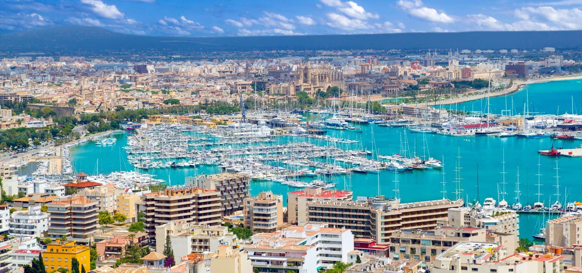 shutterstock_82379569 Aerial view of Palma de Mallorca in Majorca Balearic islands Spain shutterstock_82379569 Aerial view of Palma de Mallorca in Majorca Balearic islands Spain